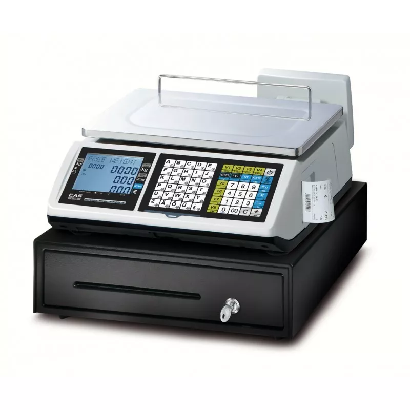 Balance Poids-Prix avec imprimante de tickets - CAS CT100 | Interbalances