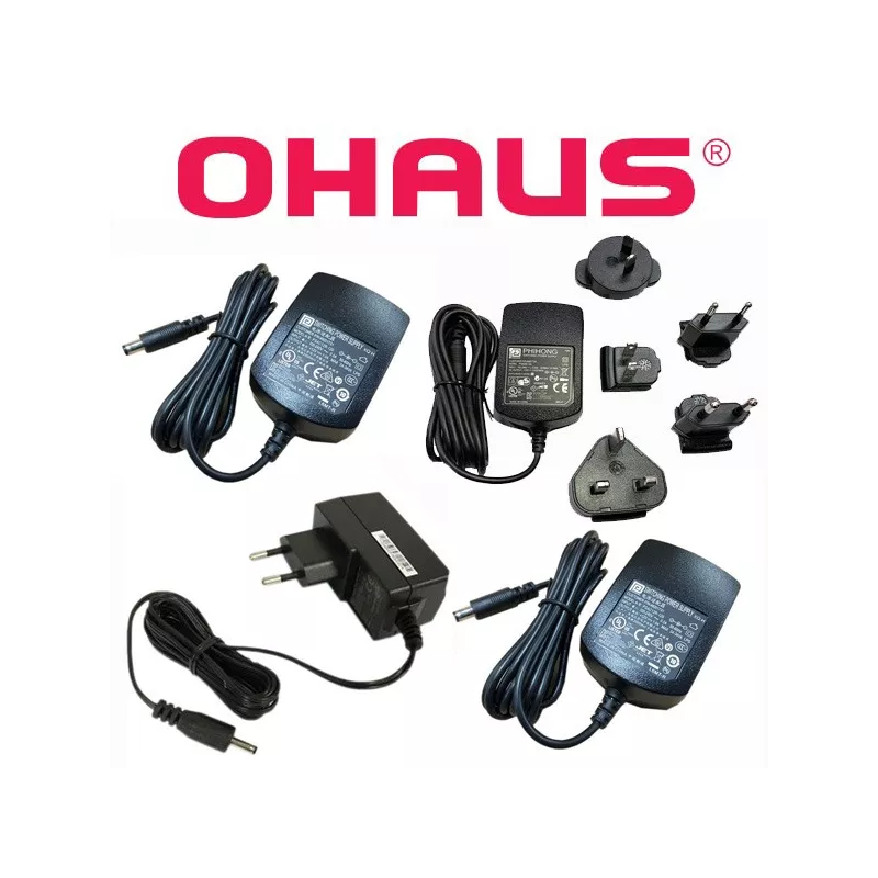 Divers Adaptateurs OHAUS / Blocs d'alimentation OHAUS / Câbles 220v OHAUS | Interbalances