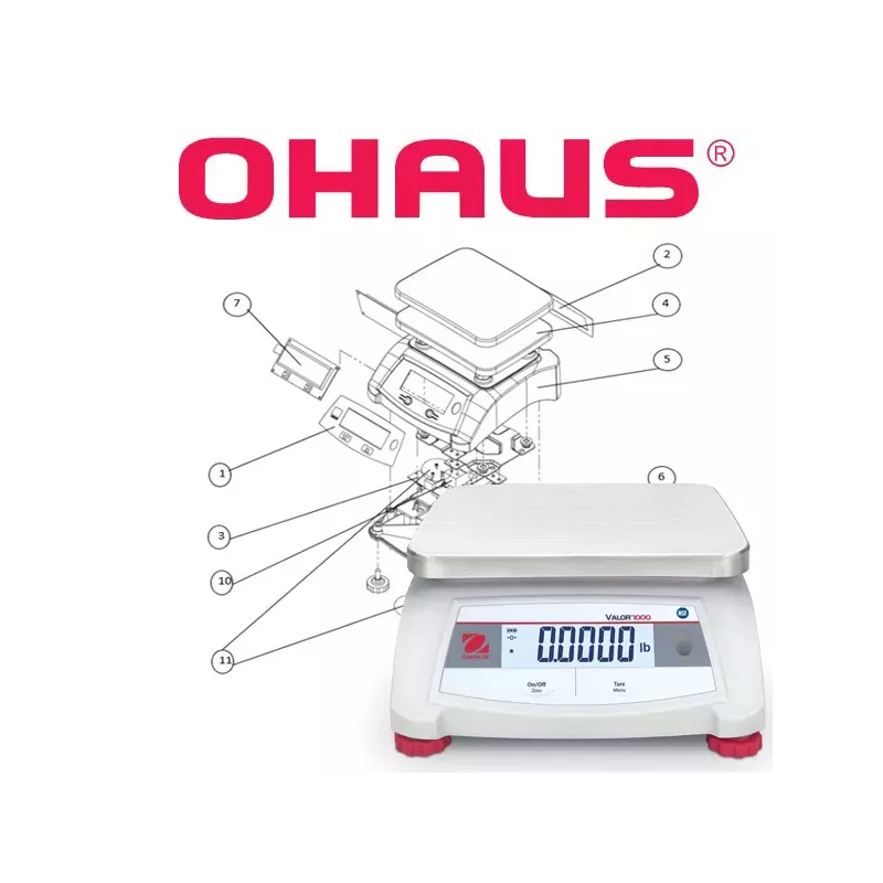 Pièces détachées balance agroalimentaire OHAUS VALOR™ 1000 | Interbalances