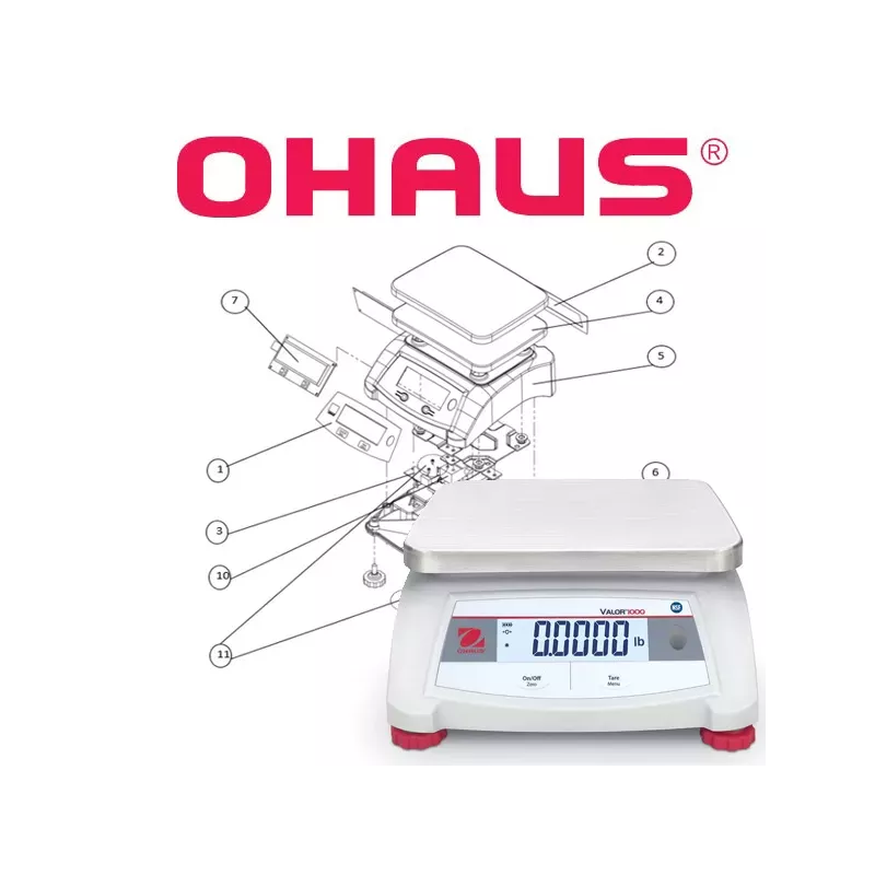 Pièces détachées balance poids-prix OHAUS VALOR™ 1000