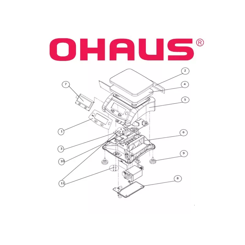 Pièces détachées balance agroalimentaire OHAUS VALOR™ 1000 | Interbalances