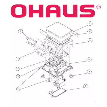 Pièces détachées balance agroalimentaire OHAUS VALOR™ 1000 | Interbalances