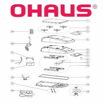 Pièces détachées balance alimentaire OHAUS VALOR™ 5000 | Interbalances