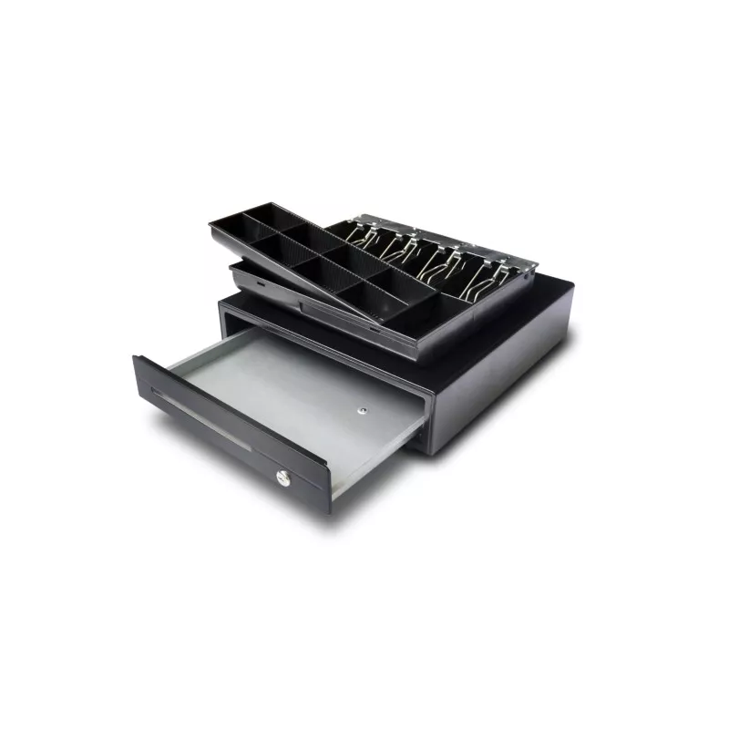 copy of Compact cash drawer in metal 410x420 mm - CDR-R41-12-B | Interbalances