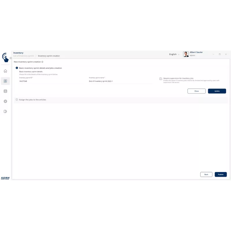 Balance d‘inventaire KERN CKE-Inventory | Interbalances