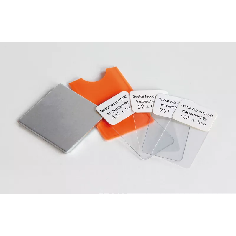 Calibration foils for increased measuring accuracy for Digital coating thickness gauge SAUTER TB - ATB-US07 | Interbalances