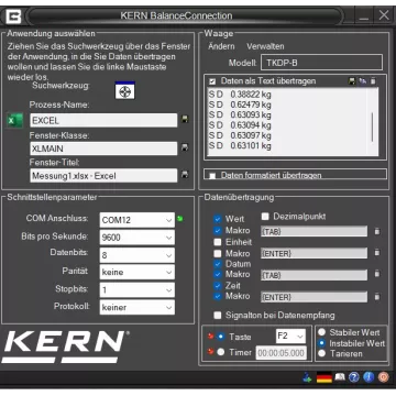 Logiciel Balance Connection KERN SCD-4.0 | Interbalances
