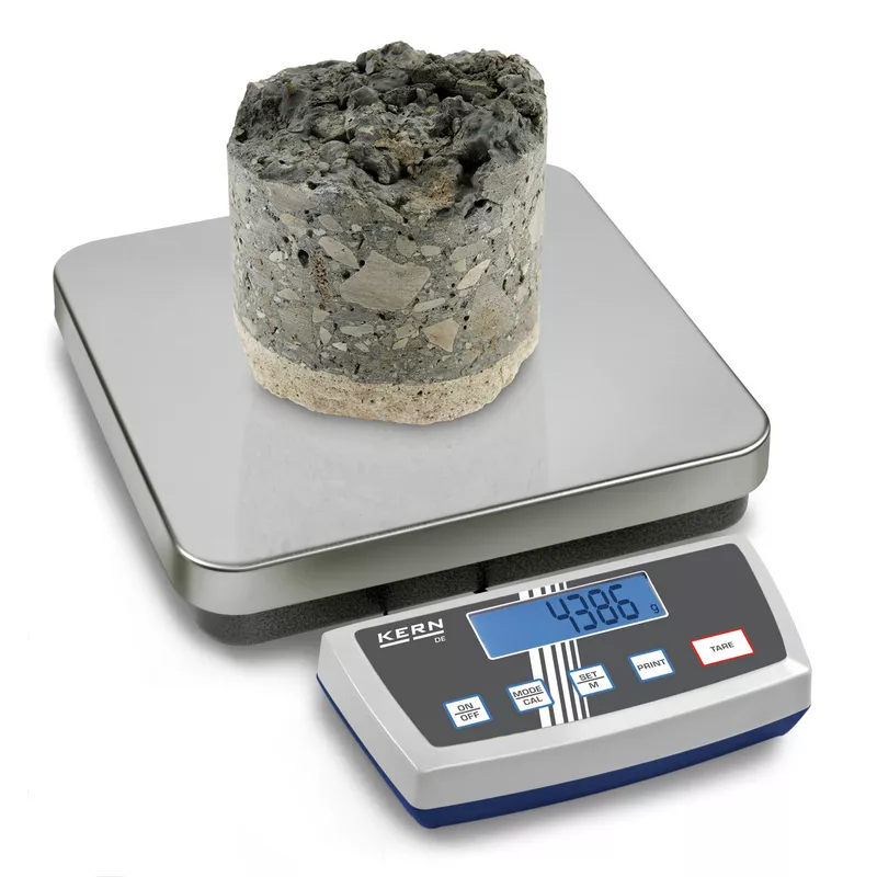 Balance plate-forme en acier inoxydable KERN DE-D pour industrie, colis | Interbalances
