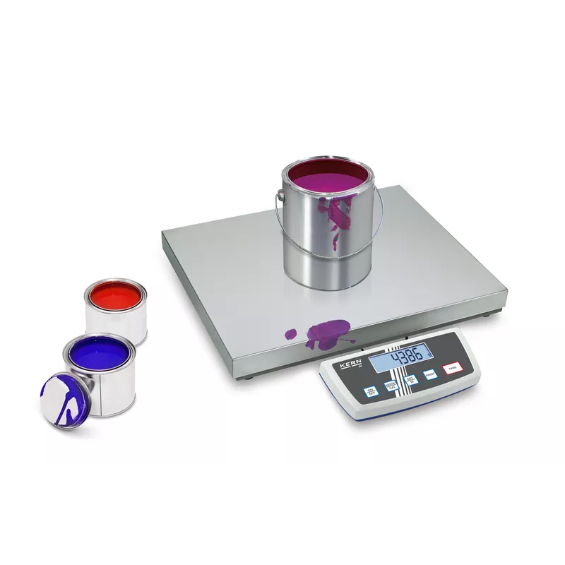 Balance plate-forme en acier inoxydable KERN DE-D pour industrie, colis | Interbalances