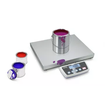 Balance plate-forme en acier inoxydable KERN DE pour industrie, colis | Interbalances