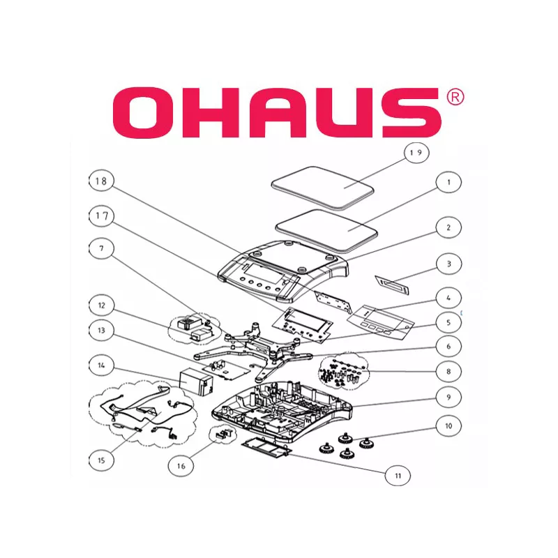 Pièces détachées balance alimentaire OHAUS VALOR™ 7000 | Interbalances