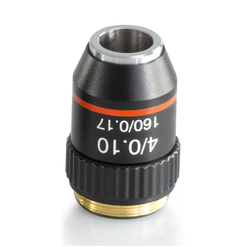 Objectif achromatique 4x / 0,1, (18,6 mm) - OBB-A1111 | Interbalances