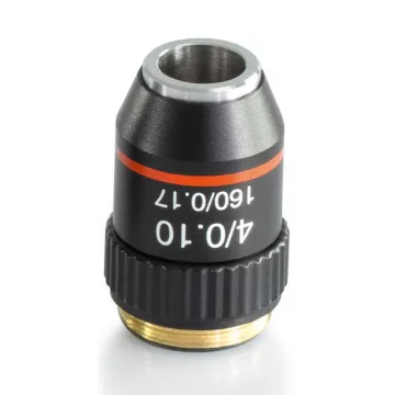 Objectif achromatique 4x / 0,1, (18,6 mm) - OBB-A1111 | Interbalances