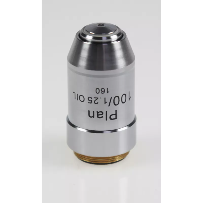 Objectif planachromatique 100x /1,25, (0,69 mm) - OBB-A1242 | Interbalances
