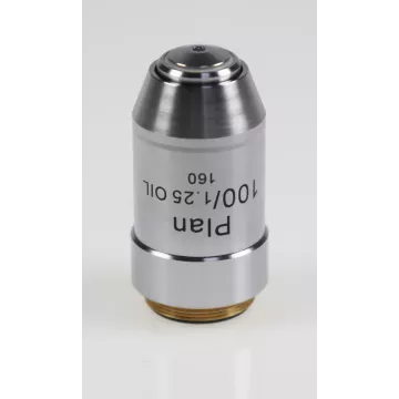 Objectif planachromatique 100x /1,25, (0,69 mm) - OBB-A1242 | Interbalances