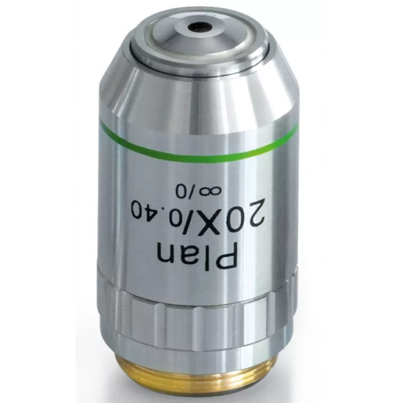 Objectif planachromatique 20x / 0,4, (1,5 mm) - OBB-A1249 | Interbalances