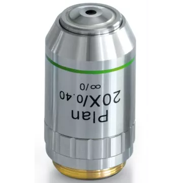 Objectif planachromatique 20x / 0,4, (1,5 mm) - OBB-A1249 | Interbalances