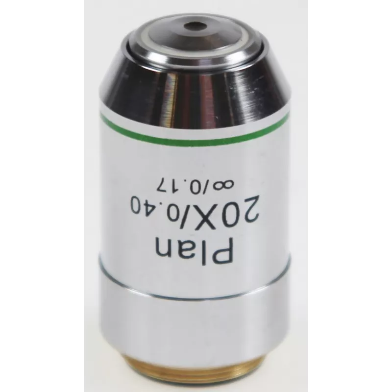 Objectif planachromatique corrigé a l‘infini 20x / 0,45, (2,41 mm) - OBB-A1250 | Interbalances