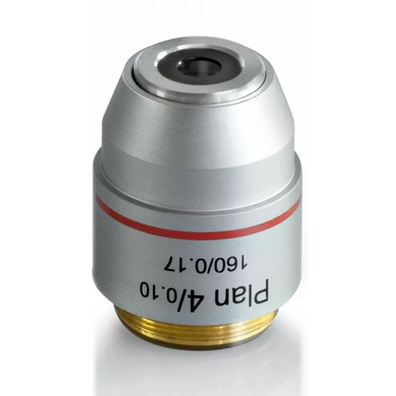 Objectif planachromatique 4x / 0,1, (14,5 mm) - OBB-A1255 | Interbalances