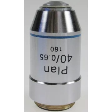 Objectif planachromatique 40x /0,65, (0,72 mm) - OBB-A1261 | Interbalances