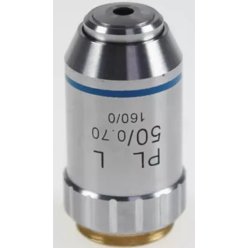 Objectif planachromatique 50x /0,7 (3 mm) - OBB-A1267 | Interbalances