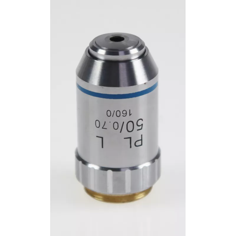 Objectif planachromatique 50x /0,7 (3 mm) - OBB-A1267 | Interbalances