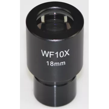 Oculaire de microscope (Ø 23.2 mm): WF 10× /Ø 18 mm - OBB-A1347 | Interbalances