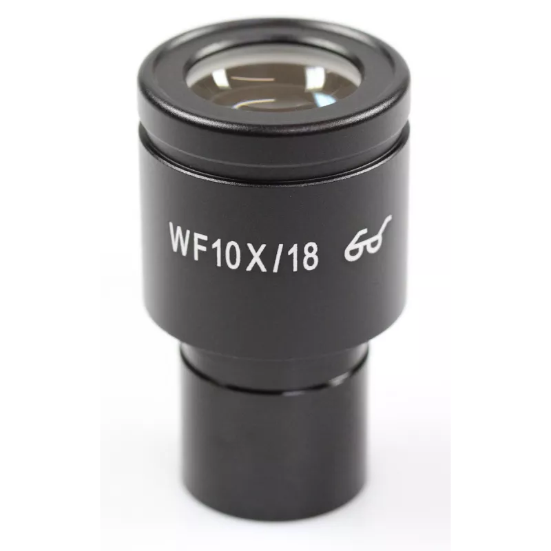 Oculaire  de microscope (Ø 23.2 mm): HWF 10× /Ø 18 mm - OBB-A1348 | Interbalances
