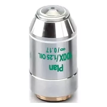 Objectif plan PH corrigé à l'infini 100x / 1,25 (0,19 mm) - OBB-A1393 | Interbalances