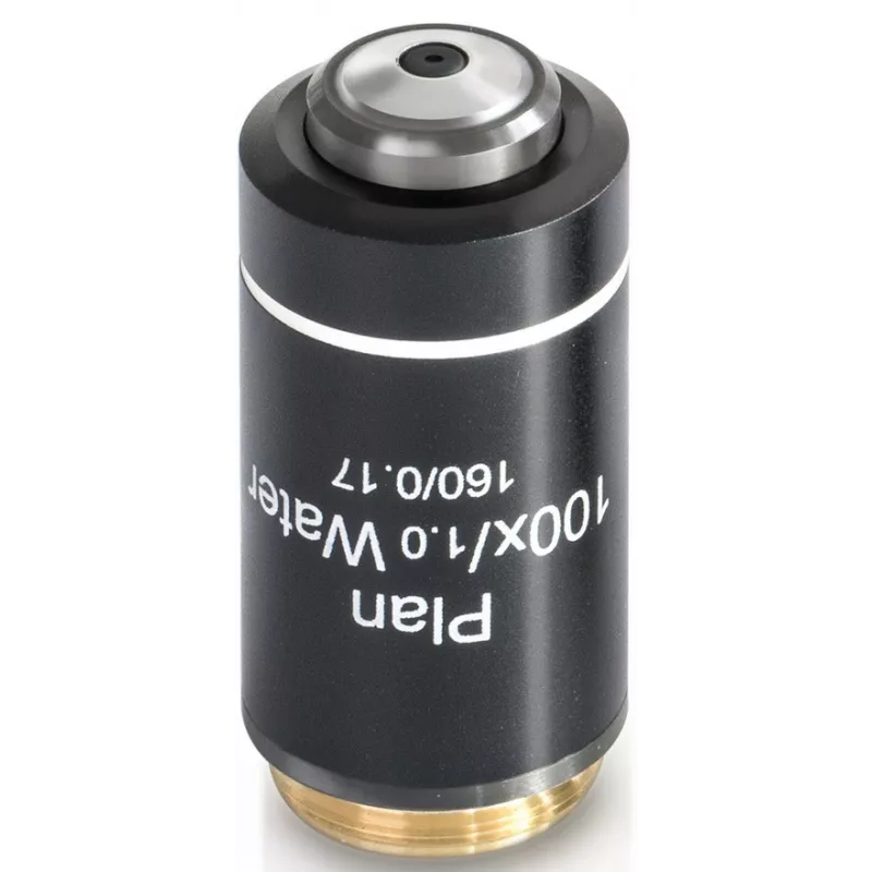 Objectif Plan achromatique 100x/ 1 (eau) (0.18 mm) - OBB-A1441 | Interbalances