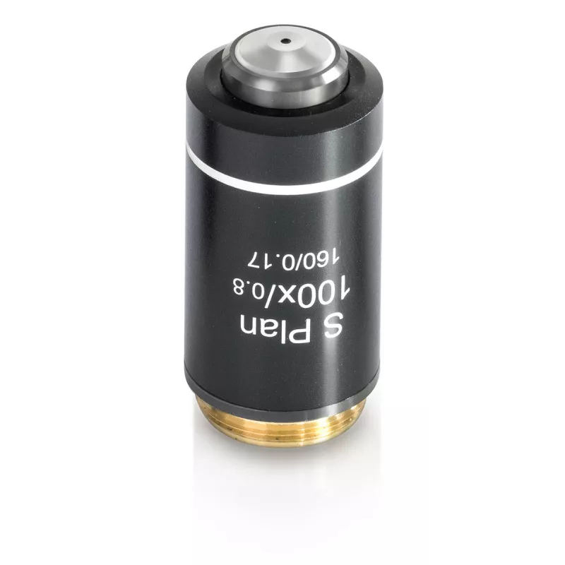 Objectif E Plan achromatique 100x/ 0.8 (sec) (0.15 mm) - OBB-A1442 | Interbalances