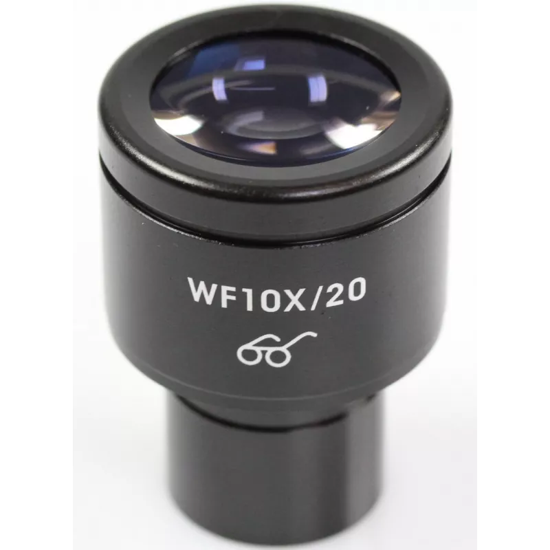 Oculaire de microscope (Ø 23.2 mm): HWF 10× / Ø 20 mm - OBB-A1448 | Interbalances