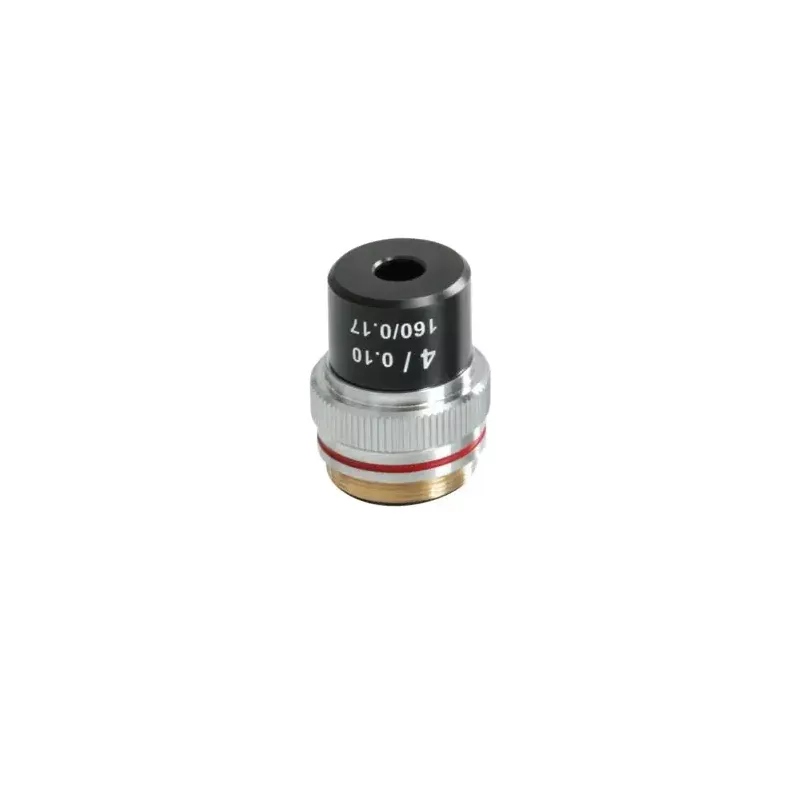 Objectif achromatique 4x / 0,1, (18 mm) - OBB-A1476 | Interbalances