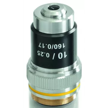 Objectif achromatique 10x /0,25, (7 mm) - OBB-A1477 | Interbalances