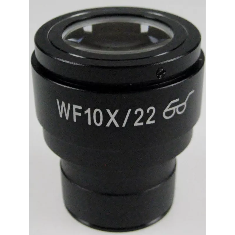 Oculaire de microscope (Ø 30 mm): HWF 10x / Ø 22 mm - OBB-A1491 | Interbalances