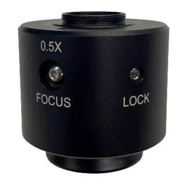 Adaptateur de monture C (0,5x) pour appareil photo de microscope (pour modèles trinoculaires) - OBB-A1515 | Interbalances