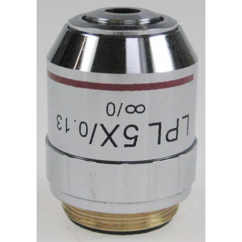 Objectif planachromatique corrigé à l'infini, 5x / 0,15 (24,23 mm) - OBB-A1525 | Interbalances