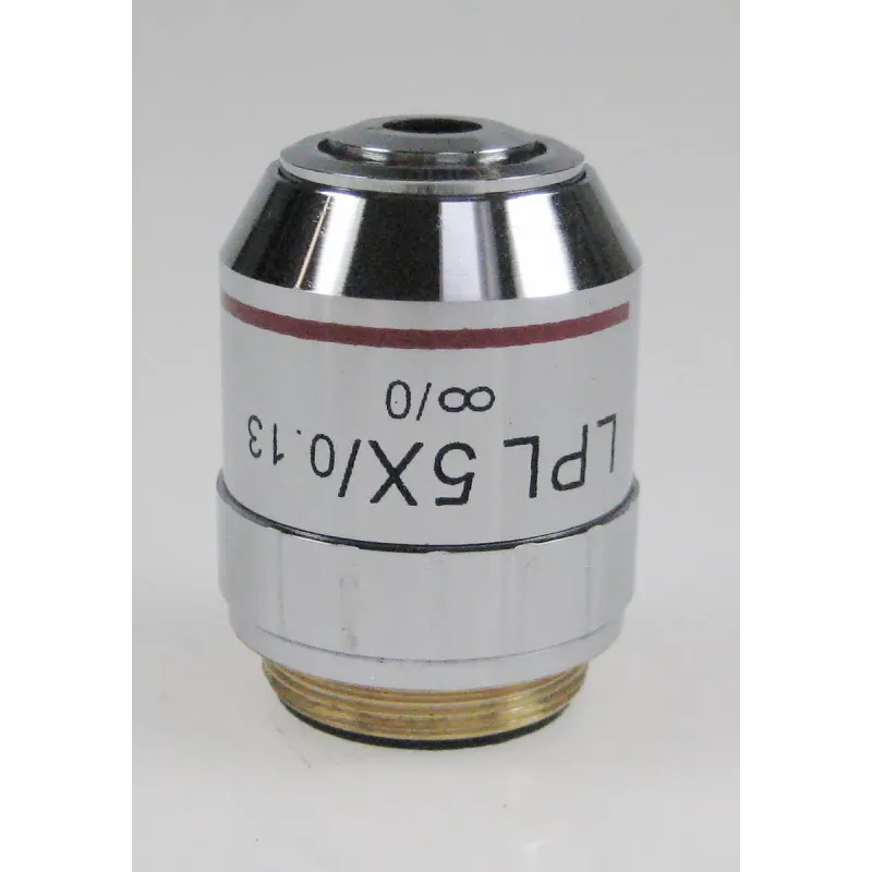Objectif planachromatique corrigé à l'infini, 5x / 0,15 (24,23 mm) - OBB-A1525 | Interbalances