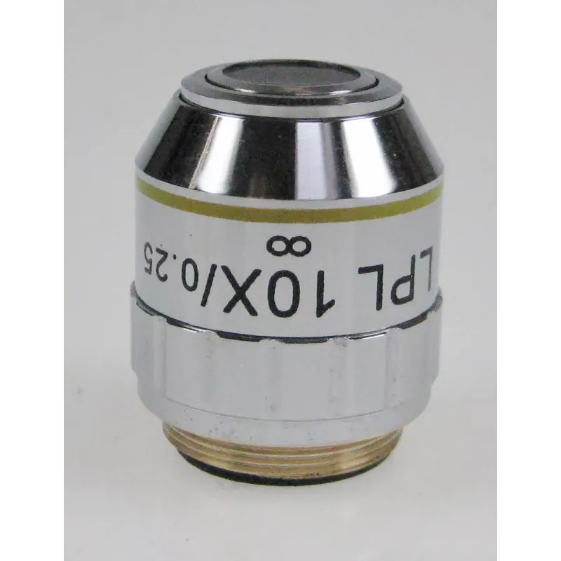 Objectif planachromatique corrigé à l'infini, 10x / 0,25 (18,48 mm) - OBB-A1526 | Interbalances