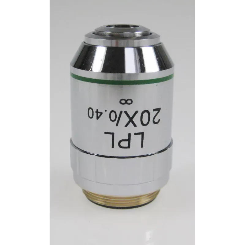 Objectif planachromatique corrigé à l'infini, 20x / 0,4 (8,35 mm) - OBB-A1527 | Interbalances