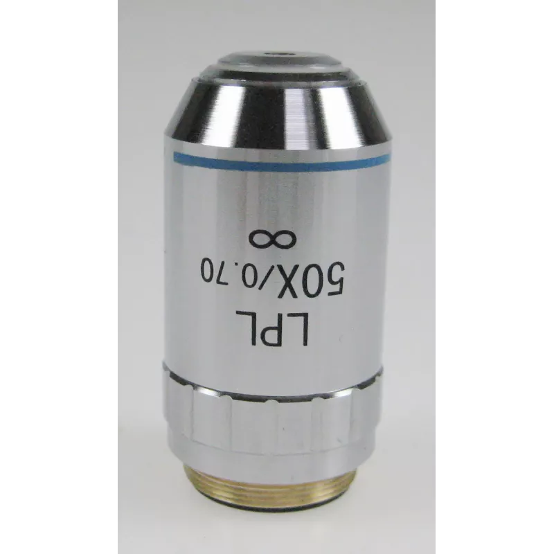 Objectif planachromatique corrigé à l'infini, 50x / 0,75 (1,95 mm) - OBB-A1528 | Interbalances