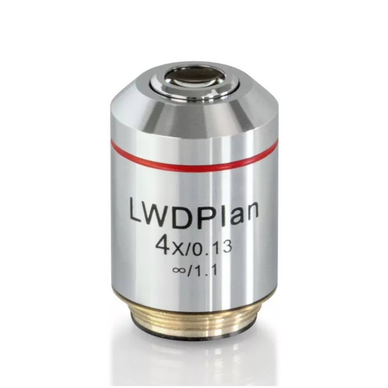 Objectif plan corrige a l‘infini 4x /0,13, (11,98 mm) - OBB-A2413 | Interbalances