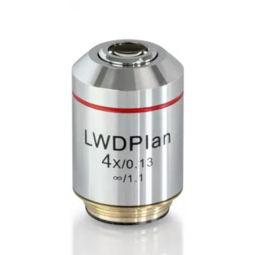 Objectif plan corrige a l‘infini 4x /0,13, (11,98 mm) - OBB-A2413 | Interbalances