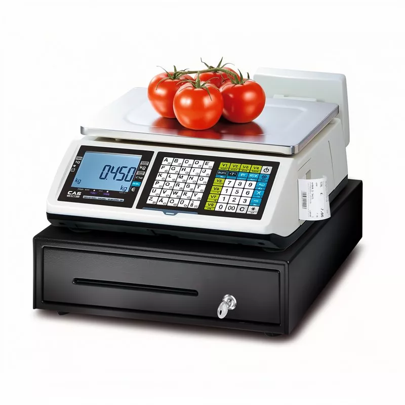Balance Poids-Prix avec imprimante de tickets - CAS CTN100 | Interbalances