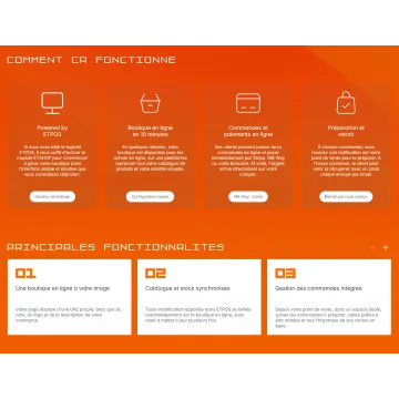 ETSHOP – Module de création et gestion de boutique en ligne
