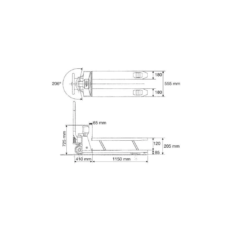 Pallet truck scale KERN VHB | Interbalances