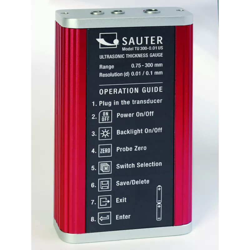 Ultrasonic thickness gauge SAUTER TU-US | Interbalances