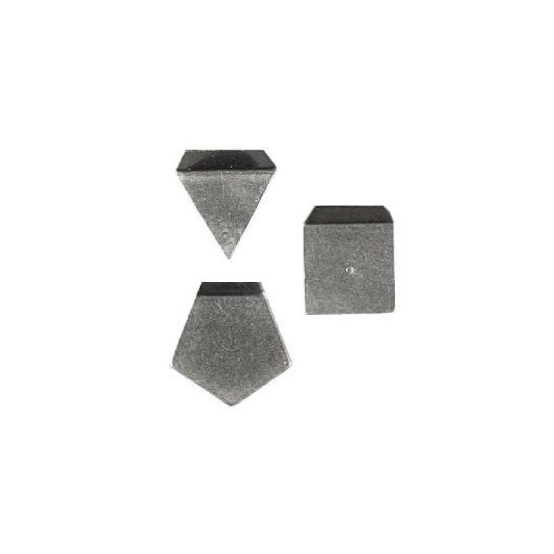 OIML E2 (318) Poids milligrammes - forme de plaques, aluminium / maillechort