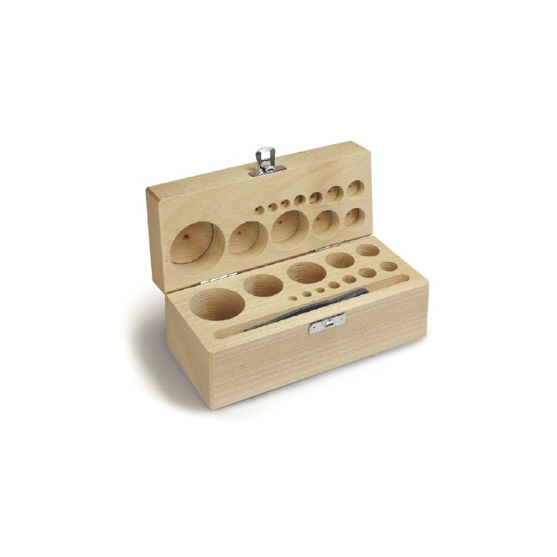 Wooden box for individual weights sets F2, M1, M2 et M3 - 335-0x0-200