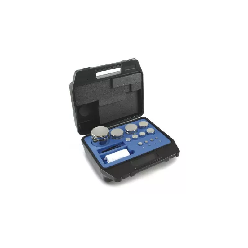 OIML E2 (312) Sets of weights - compact shape, polished stainless steel | Interbalances